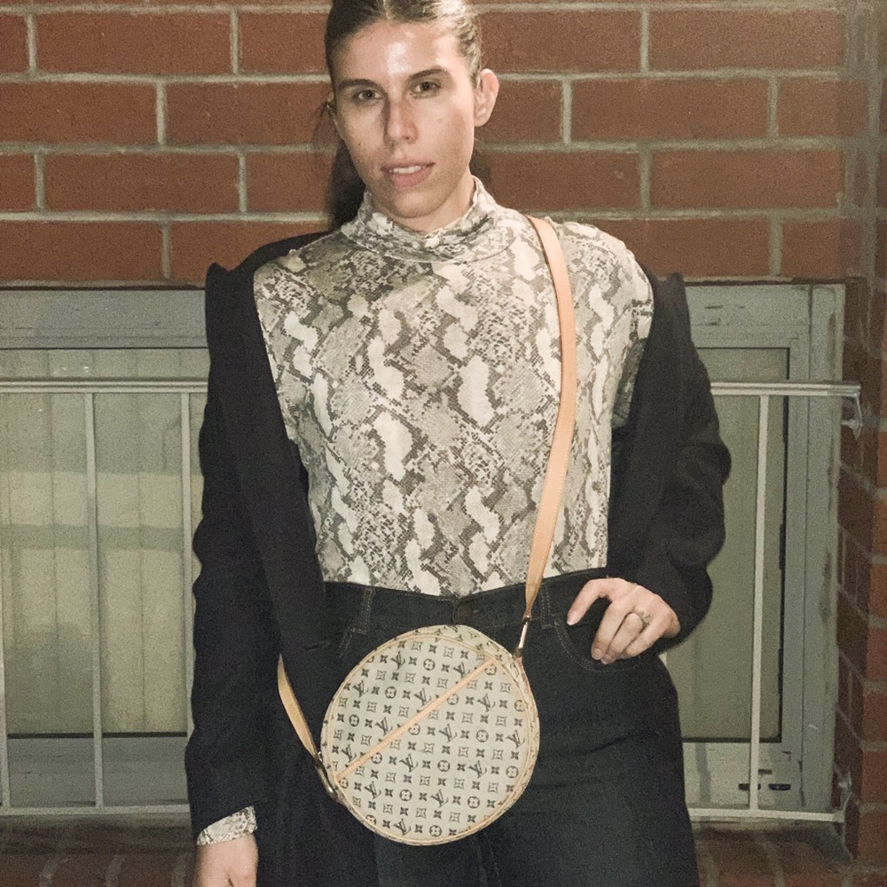 Louis Vuitton Vintage Monogram Circle Crossbody